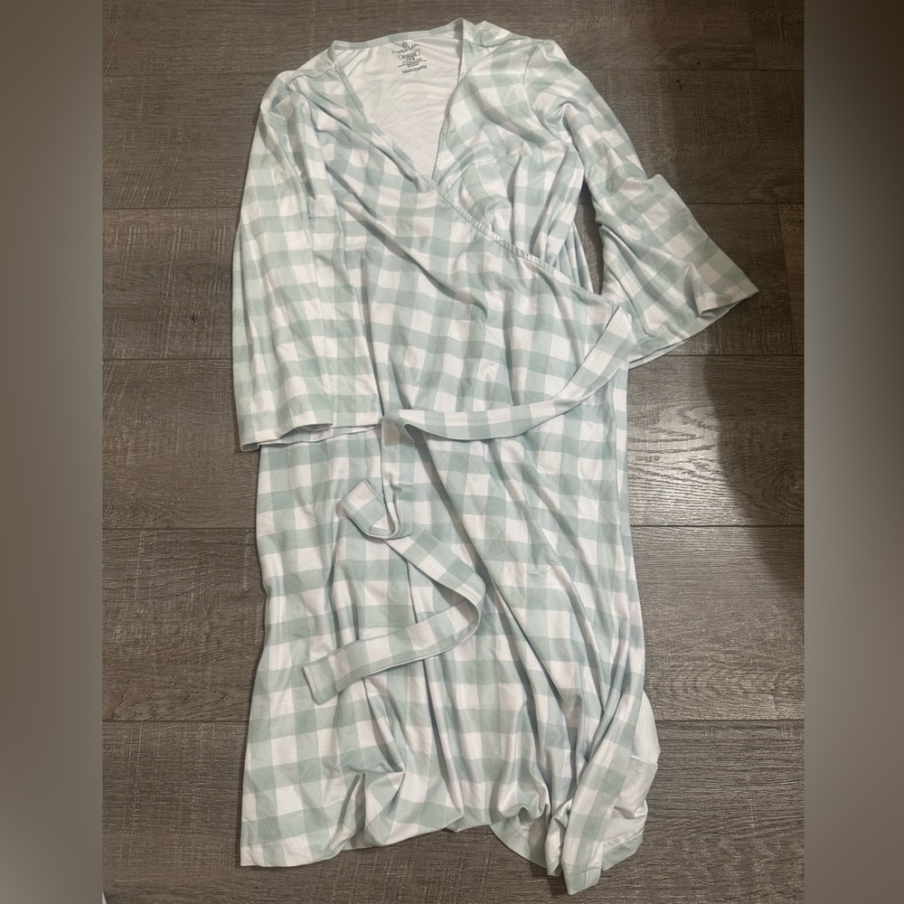 Caden Lane Mama Robe and swaddle blanket
